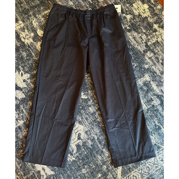 Dennis Uniform Pants Elastic Drawstring Waist Navy Blue Unisex Adult XXL NEW - Picture 2 of 5